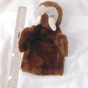 Vintage 1977 Walrus brown Hand Puppet.  R Dakin